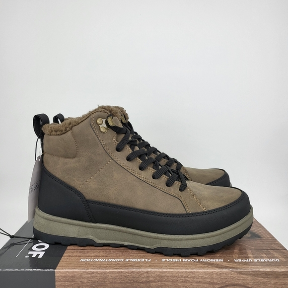 New Weatherproof Men's Log Jam Snow Boots Size 10 - Picture 4 of 8